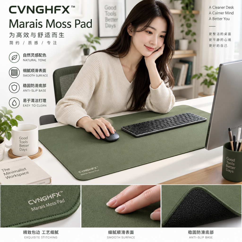 CVNGHFX™ Serein Linen Desk Cloth